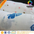 custom whosale printing 100% cotton muslin fabric for baby